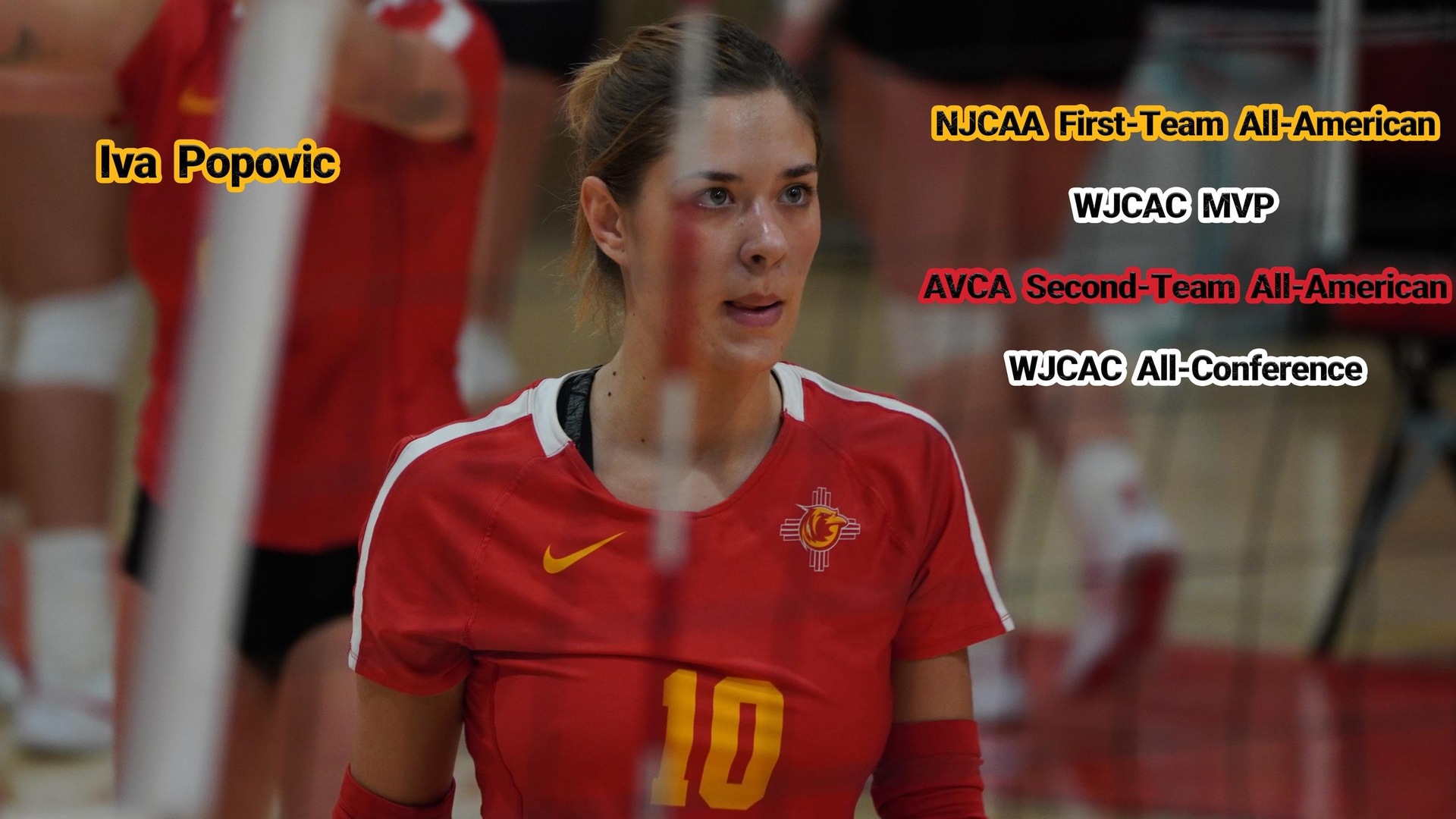 Iva Popovic Named NJCAA First-Team All-American